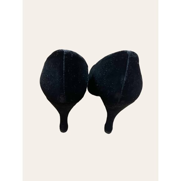 Charles Jourdan Velvet Pump Heels Size 7.5 - Picture 5 of 8